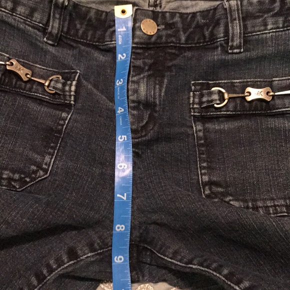 Michael Kors Dark Wash Mid-Rise Jeans Size 8 - Picture 5 of 12